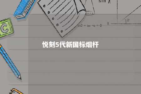 悦刻5代新国标烟杆